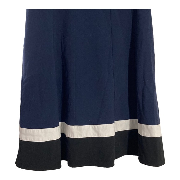 calvin Klein dress block navy sleeveles round neck size 8 - Picture 4 of 16